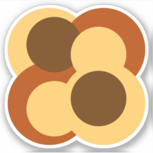 Adesivo Formas Abstrato Geométricas Circulares