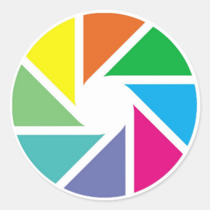 Adesivo Formas da cor