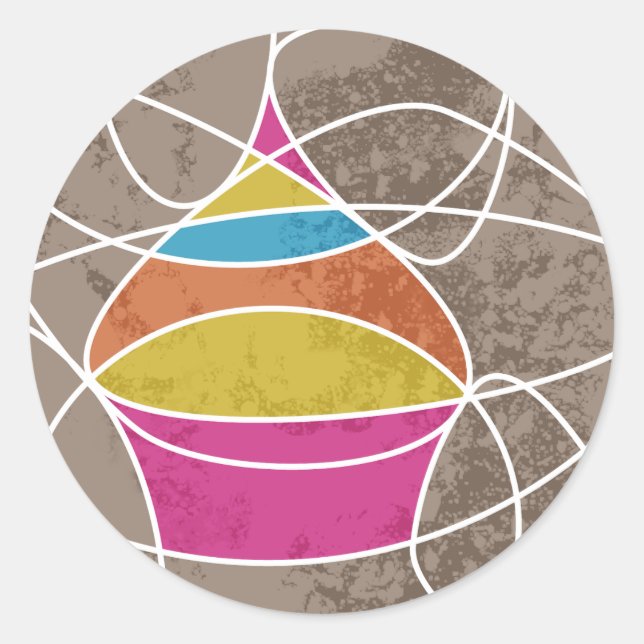 Adesivo formas de cupcake (Frente)