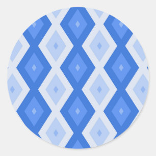 Adesivo Formas de diamante azul