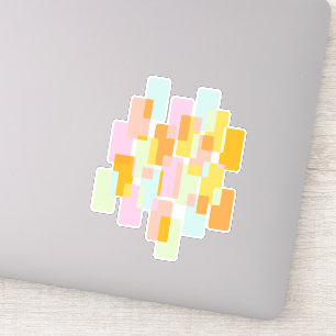 Adesivo Formas geométricas abstratas em Pastels do