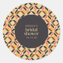 Adesivo Formas Geométricas Modernas Chá de panela Amarelo 