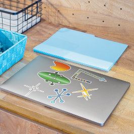 Adesivo Formas Retro Neon