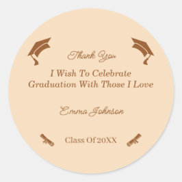 Adesivo Formatação Personalizada Simples Castanho E bege