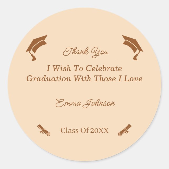 Adesivo Formatação Personalizada Simples Castanho E bege (Frente)