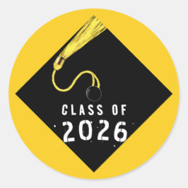 Adesivo Formatura Amarela 2026