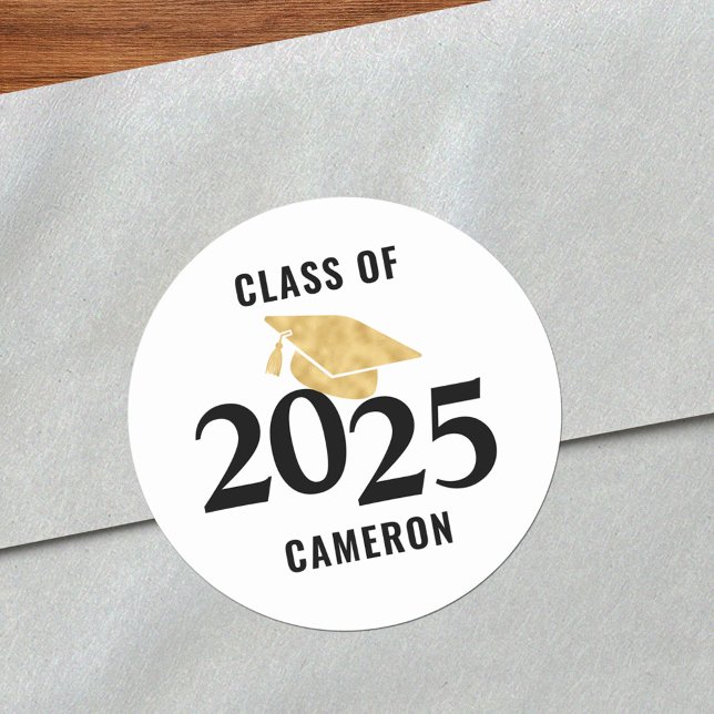 Adesivo Formatura da Turma de 2025 Personalizada (Criador carregado)