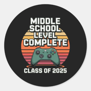 Adesivo Formatura de Gamer Engraçado Cl De 2025 Estilo Ret