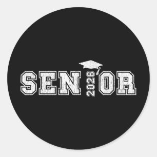 Adesivo Formatura do Ensino Médio Senior 2026 Cl de 2026