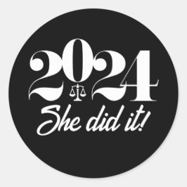 Adesivo Formatura na Faculdade de Direito