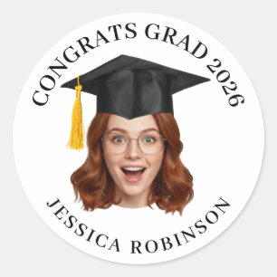 Adesivo Formatura Nome Personalizado Rosto Personalizado