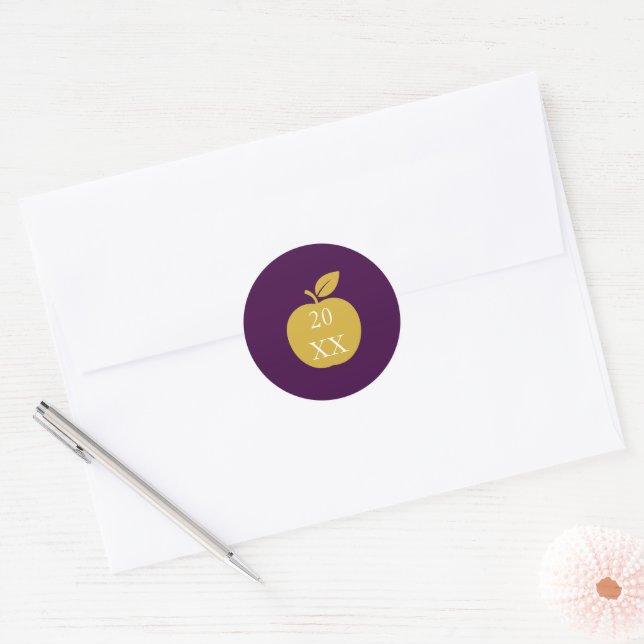 Adesivo Formatura Professor Maçã (Envelope)