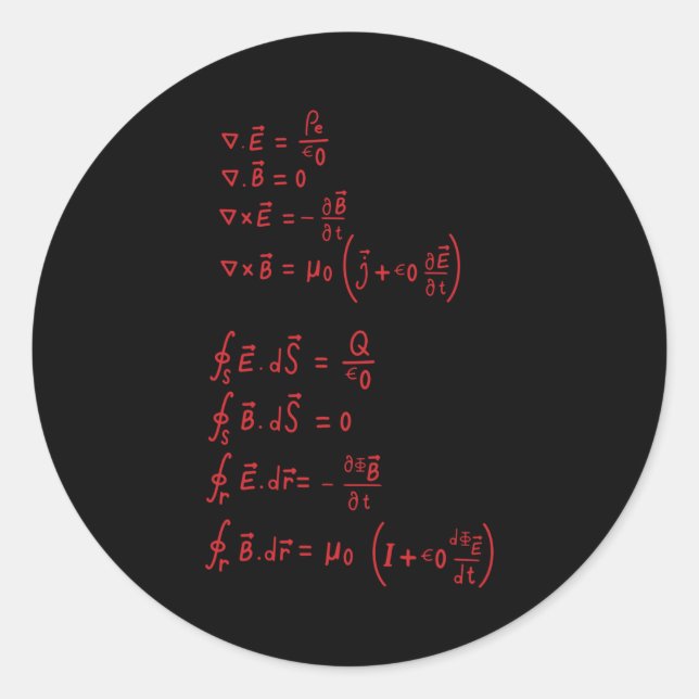Adesivo Fórmula de Física (Frente)