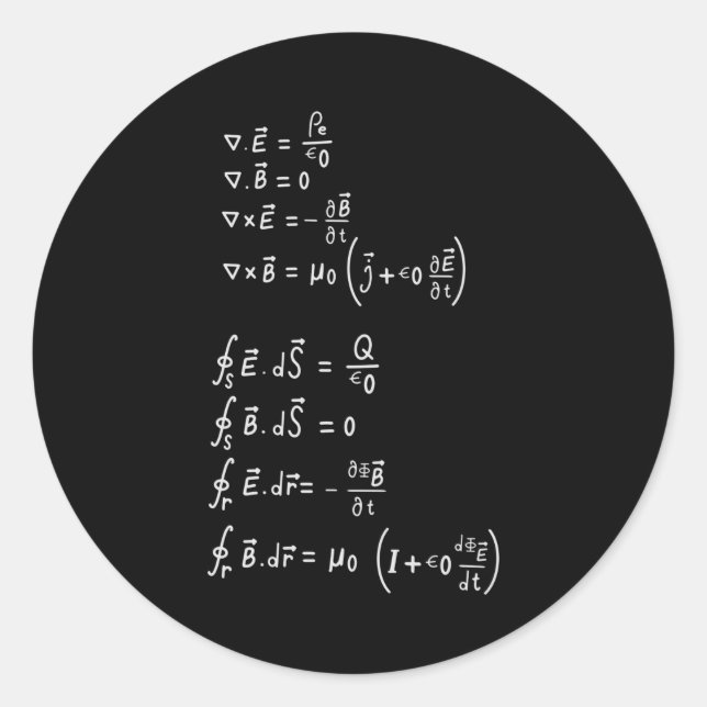 Adesivo Fórmula de Física (Frente)