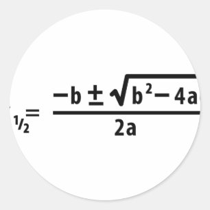Adesivo fórmula quadrática