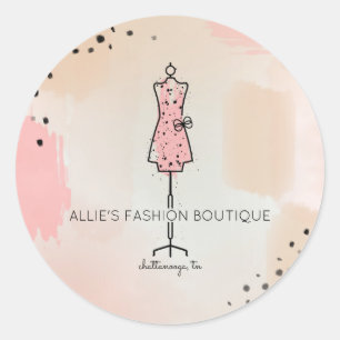 Adesivo Formulário de vestir Linha Desenho Moda comercial