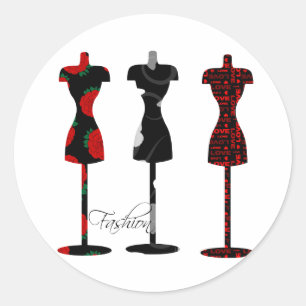 Adesivo Formulários do vestido da forma