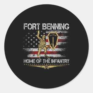 Adesivo Fort Benning Home Do Veterano Da Escola De Infânci