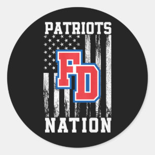 Adesivo Fort Dorchester Patriots Logo Nation Hs