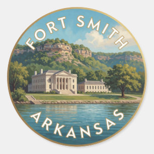 Adesivo Fort Smith Arkansas Viagem Histórica