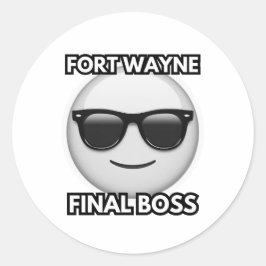 Adesivo Fort Wayne Final Boss Sticker