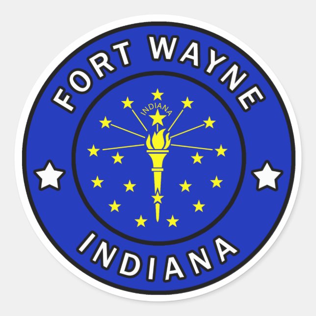 Adesivo Fort Wayne Indiana (Frente)