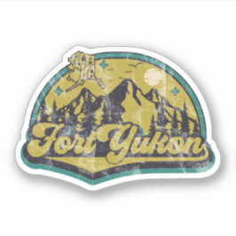 Adesivo Fort Yukon Alasca: Mostre Seu Amor pelo Ártico 