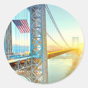 Adesivo Forte de conexão Lee NJ e Manhattan NYPlus de GWB