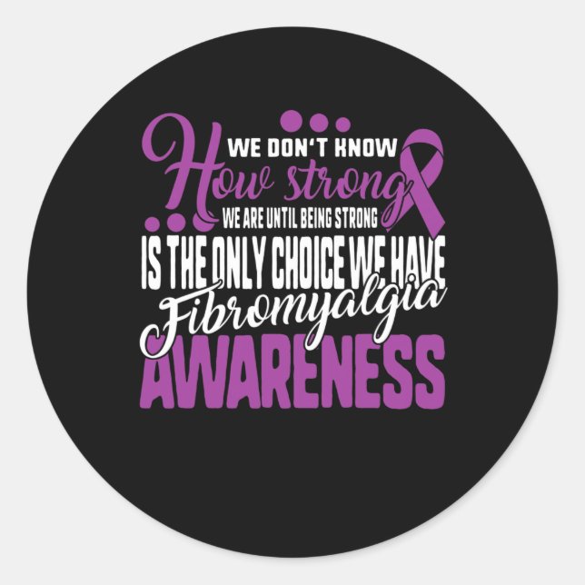Adesivo Forte É A Única Escolha De Fibromialgia Sensibiliz (Frente)