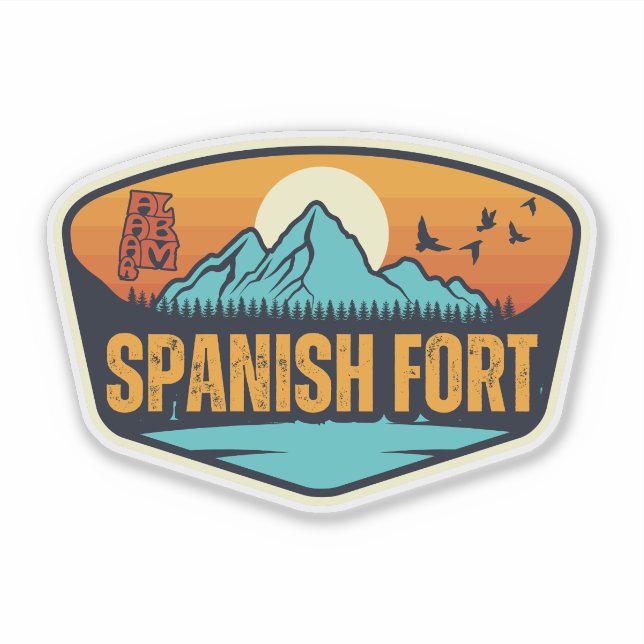 Adesivo Forte Espanhol, Alabama (Frente)