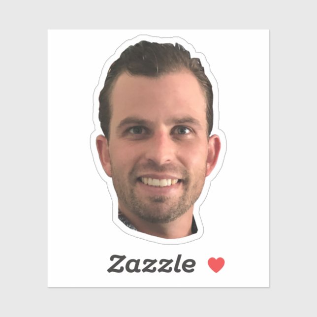 Adesivo Forte Festa de solteira de Cabeça de Foto (Folha)