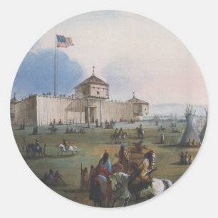 Adesivo Forte Laramie, forte de Sublette, Fort William,