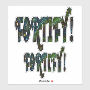 Adesivo Fortifique-se!