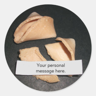 Adesivo Fortune Cookie com Autoadesivos Personalizados