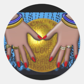 Adesivo Fortune Teller (Autocolantes redondos)