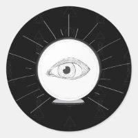 Fortune Teller Eye Seer Esoteric Crystal Ball