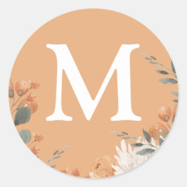 Adesivo Fósforo de Envelope de Casamento Inicial de Waterc