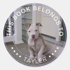 Adesivo Foto A Que Este Livro Pertence