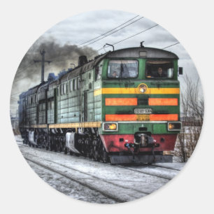 Adesivo Foto antiga de locomotiva a vapor