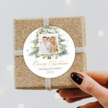 Foto da Árvore de Natal com Cor de Água do Script 