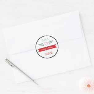 Adesivo Foto da família de Natal Verde