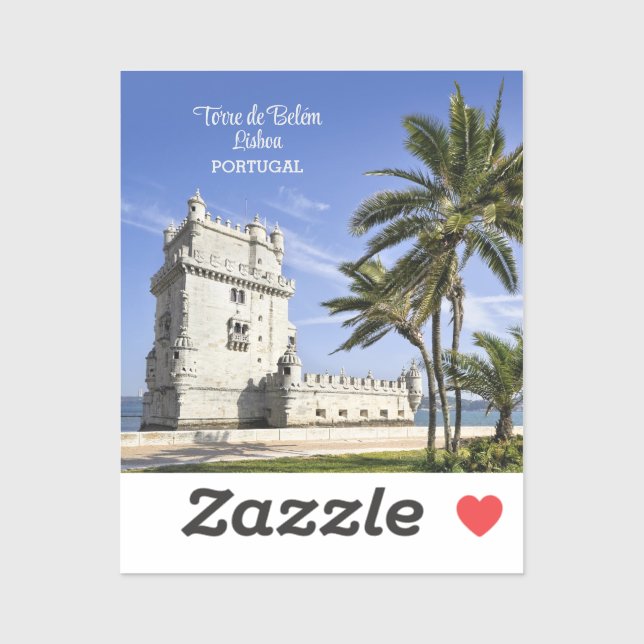 Adesivo Foto da Torre Belém, Lisboa, Portugal (Folha)
