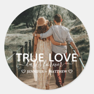 Adesivo Foto de Casal com Amor Verdadeiro