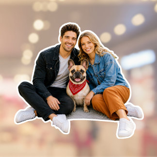 Adesivo Foto de Casal Personalizada