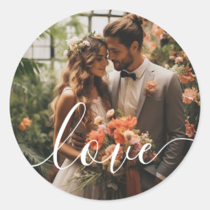 Adesivo Foto de casal personalizada 'Amor'