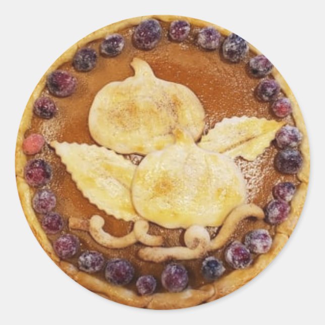 Adesivo Foto de Comida de pizza de abóbora (Frente)