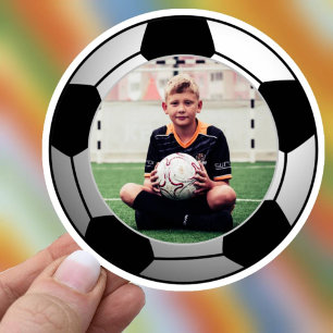 Adesivo Foto de Esportes com Bola de Futebol