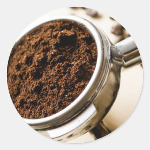 Adesivo Foto de Espresso Pronta para Breve para Cappuccino