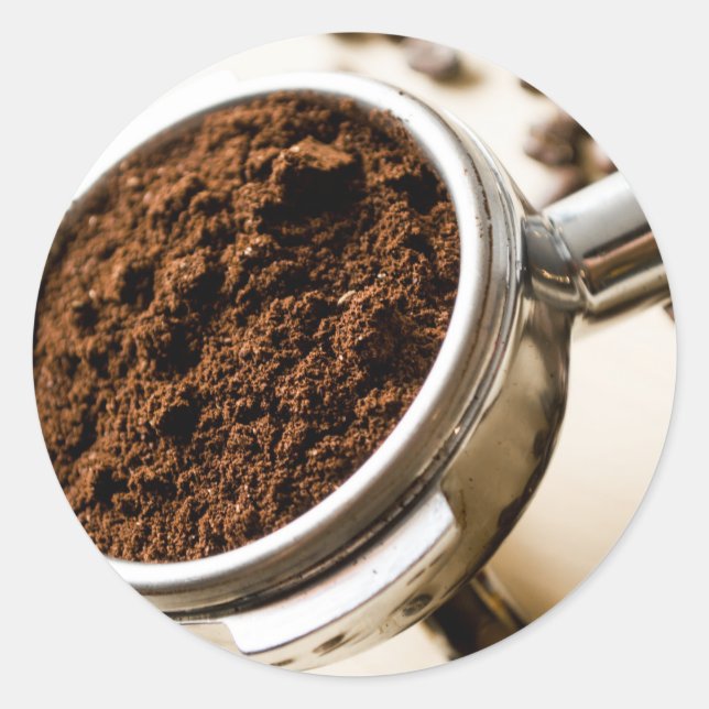 Adesivo Foto de Espresso Pronta para Breve para Cappuccino (Frente)