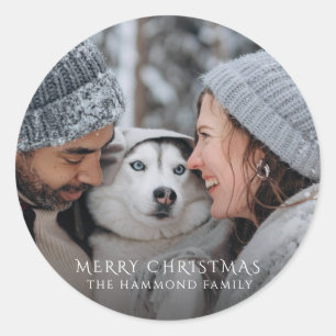 Adesivo Foto de Família Feliz Natal